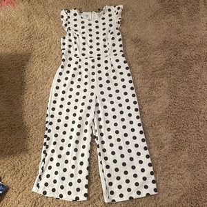 Poka dot jumpsuit! NWOT